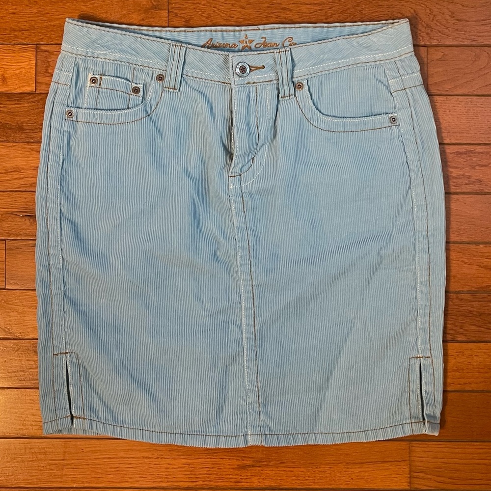 Vintage corduroy mini skirt
